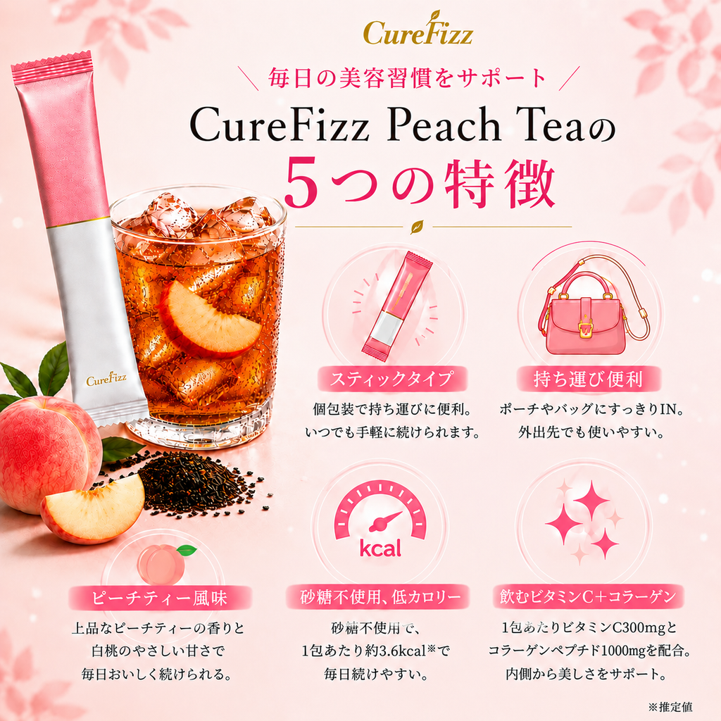 CureFizz Peach Tea