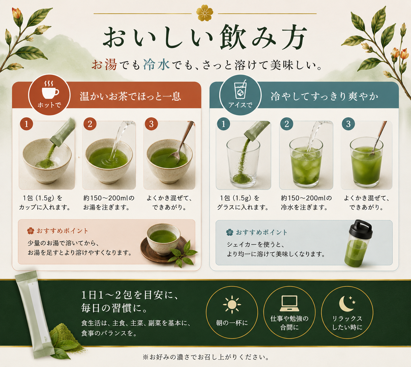 茶葉丸ごと美容緑茶 ビタミンC・低分子コラーゲン配合 深蒸し茶 30包 CureFizz